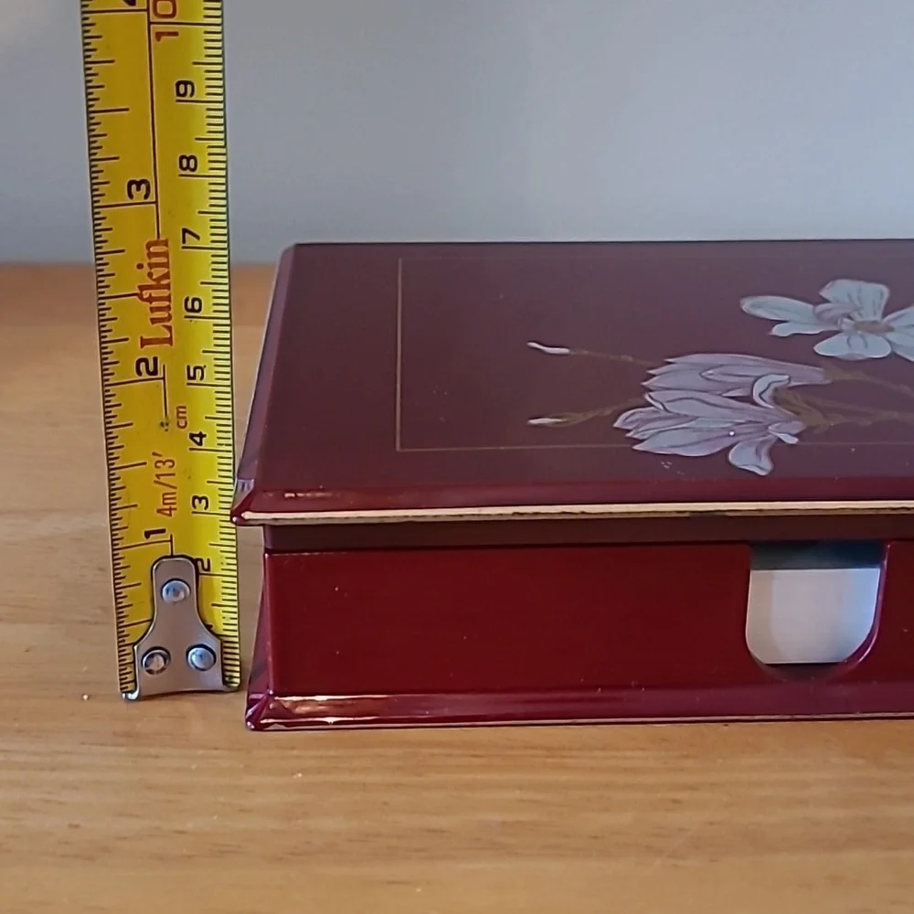 OTAGIRI Vintage 'Magnolia' Decorative Notepad Holder Box - Picture 16 of 16